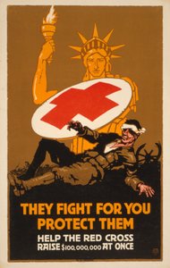 Varainkeruujuliste Punaiselle Ristille, pubi. 1917